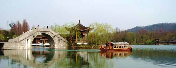 West Lake of Hangzhou in Spring